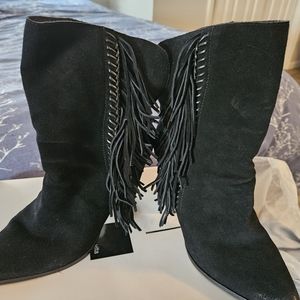 Dolce Vita black suede boots 8.5